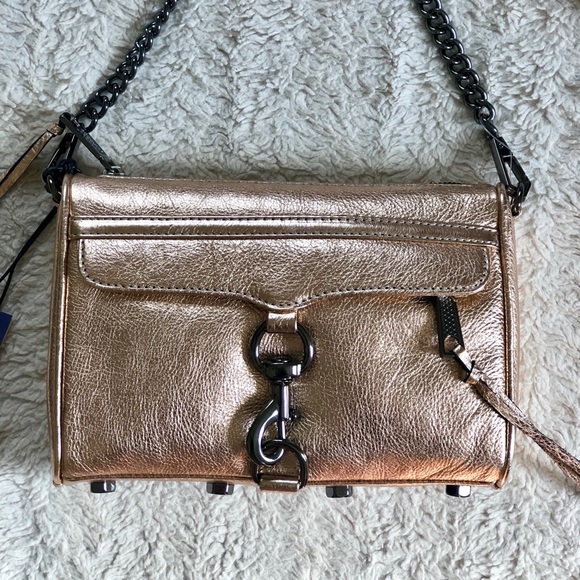 Rebecca Minkoff Handbags - Rose Gold Rebecca Minkoff Crossbody Purse